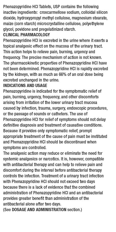 01b Lbl_phenazopyridine HCl 100mg_insert_page_2 (01b Lbl Phenazopyridine HCl 100mg Insert Page 2)